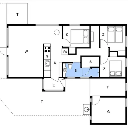 بيت للعطل 119-ringkobing-regnspovedalen-17 *